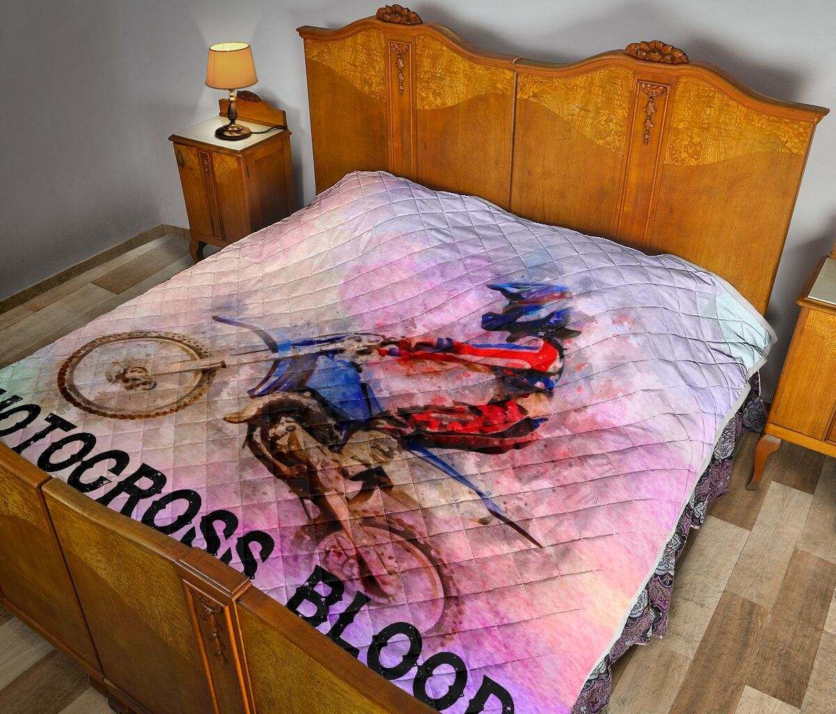 motocross blood runs through my veins quilt DHC281111043DD