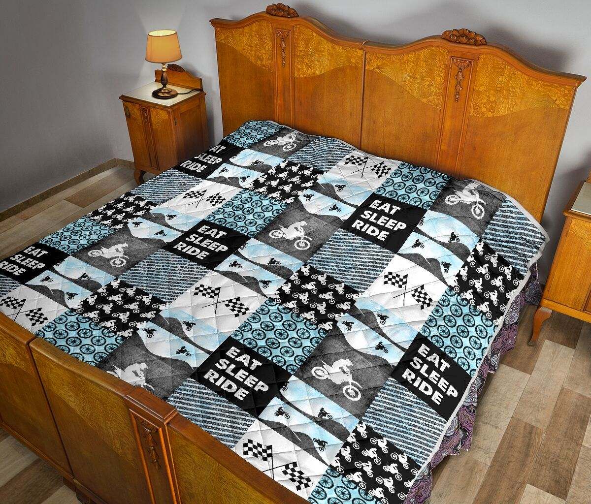 MOTOCROSS EAT SLEEP RIDE QUILT DHC281111068DD