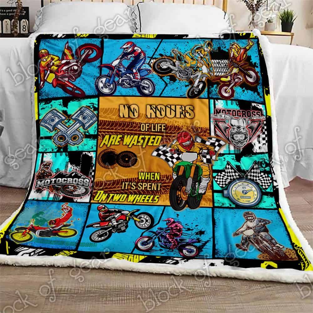 Motocross Fleece Blanket