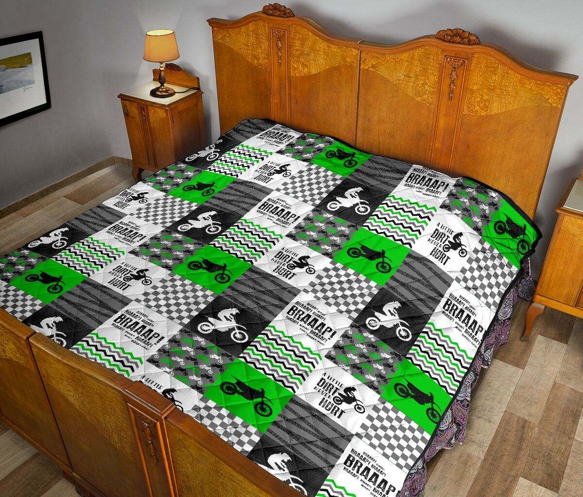 MOTOCROSS GREEN MK QUILT DHC281111171DD