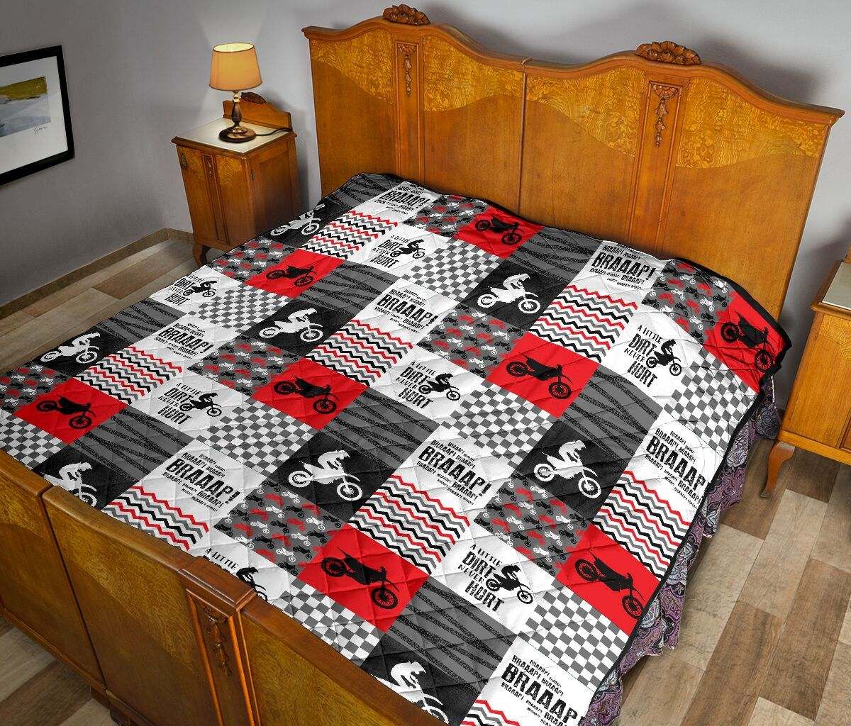 MOTOCROSS MKHD RED QUILT DHC281111143DD