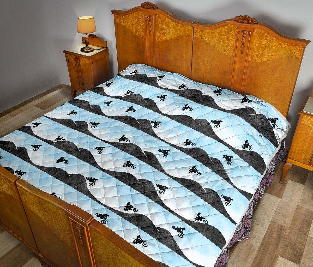 motocross mountain blue quilt DHC281111199DD