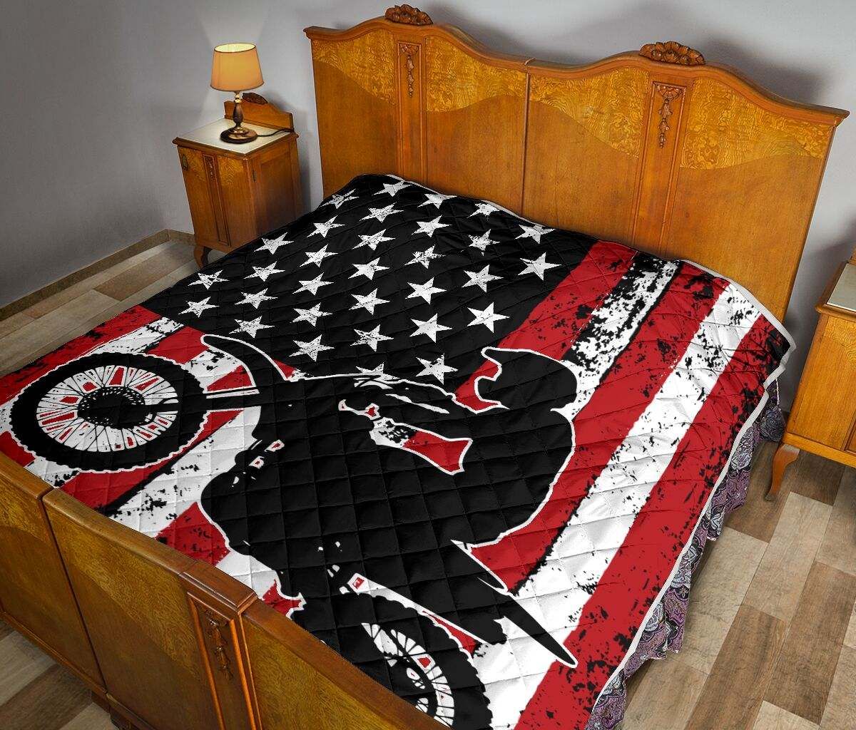 MOTOCROSS USA BIKER QUILT DHC281111139DD