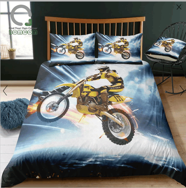 Motorbike Bedding Bedding Set