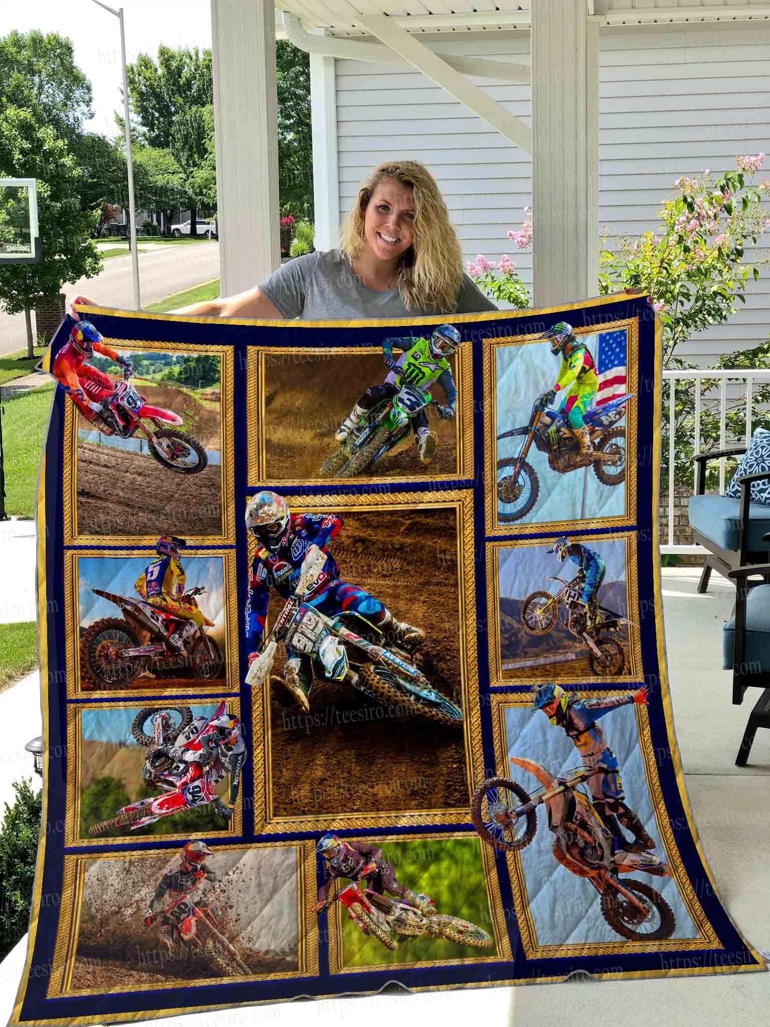 Motorcross Quilt Blanket DHC13121832VT