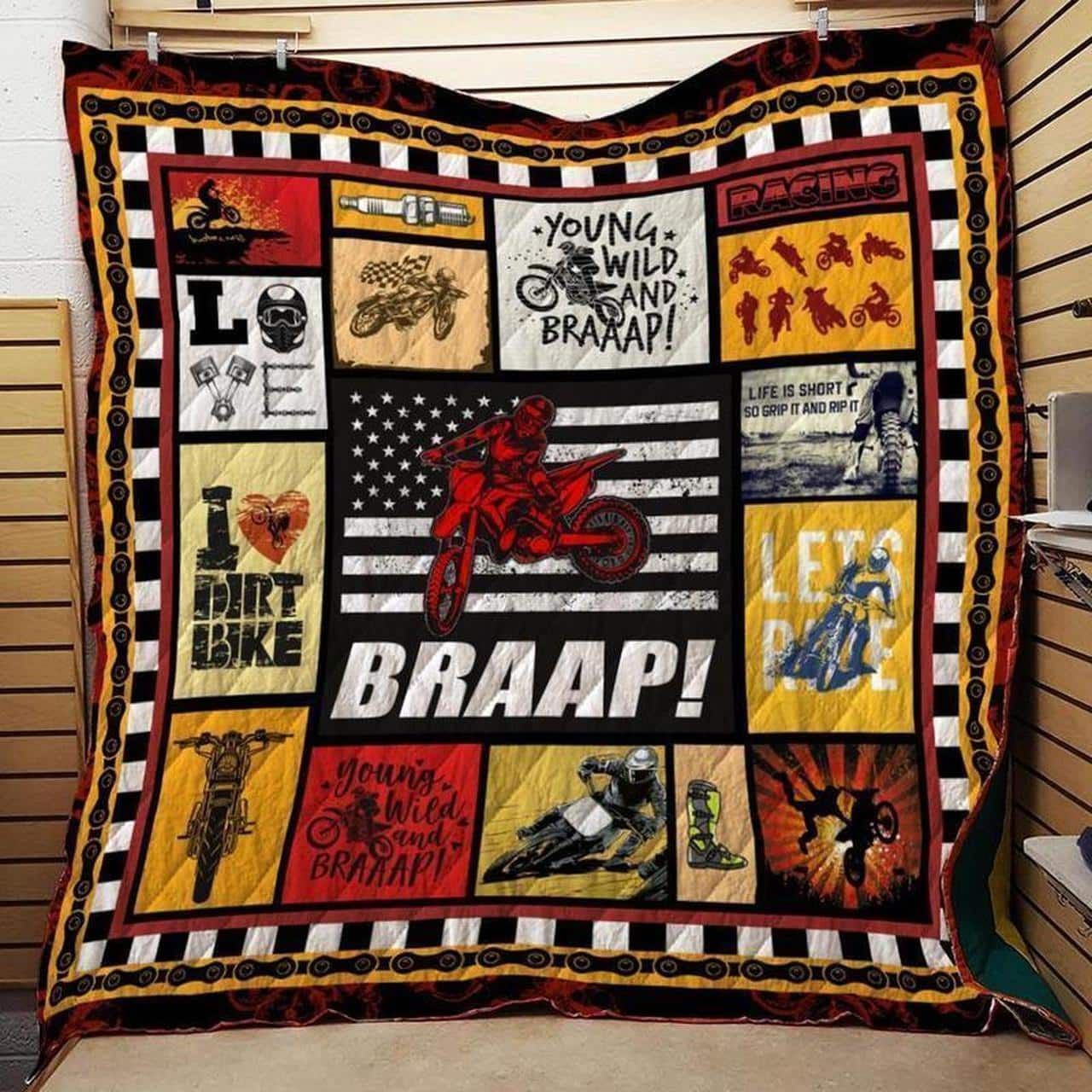 Motorcross Quilt Blanket DHC1312470VT