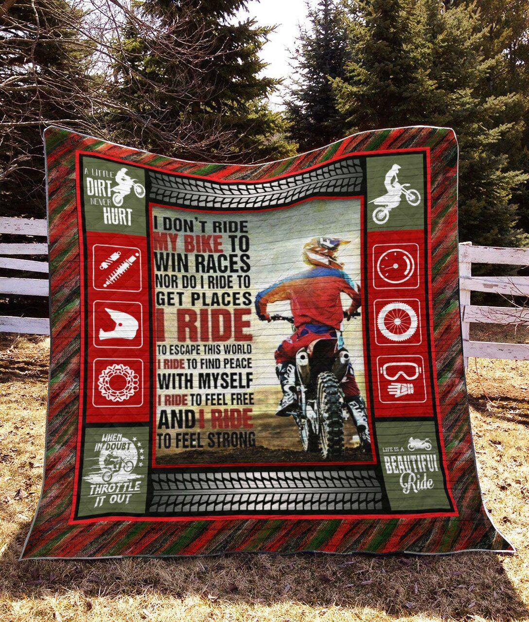 Motorcross Quilt Blanket DHC1312471VT