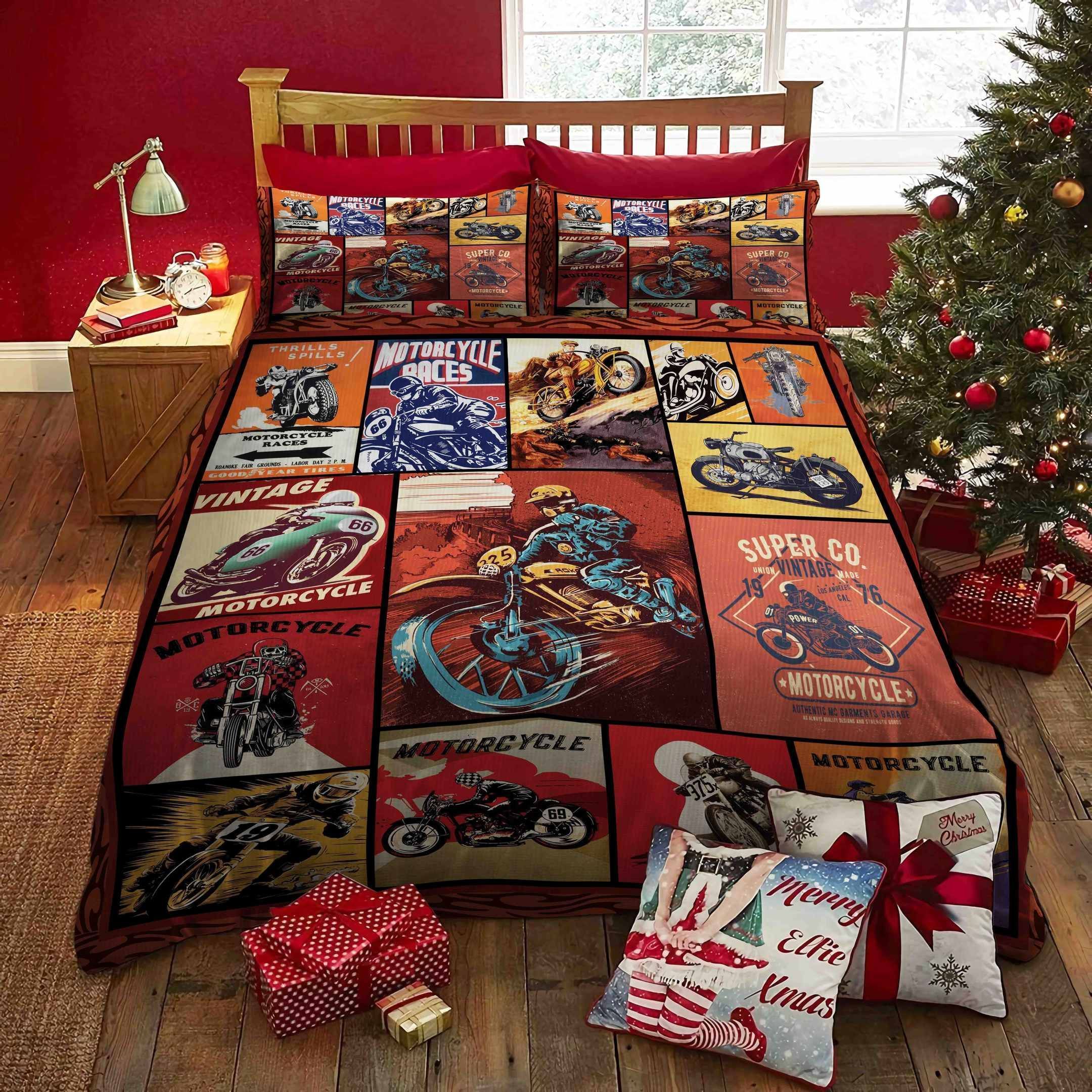 Motorcycle Bedding Set