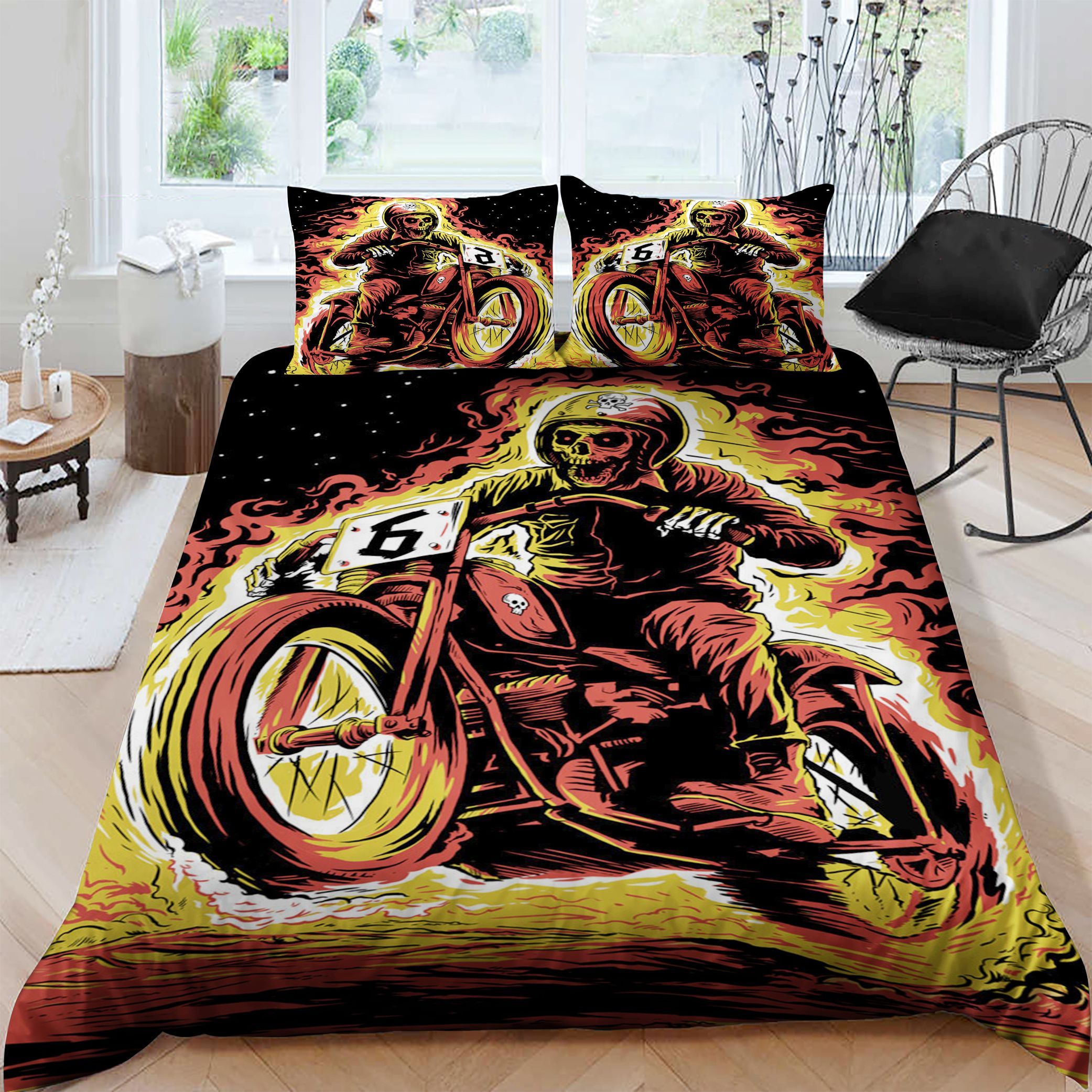 Motorcycle Bedding Set