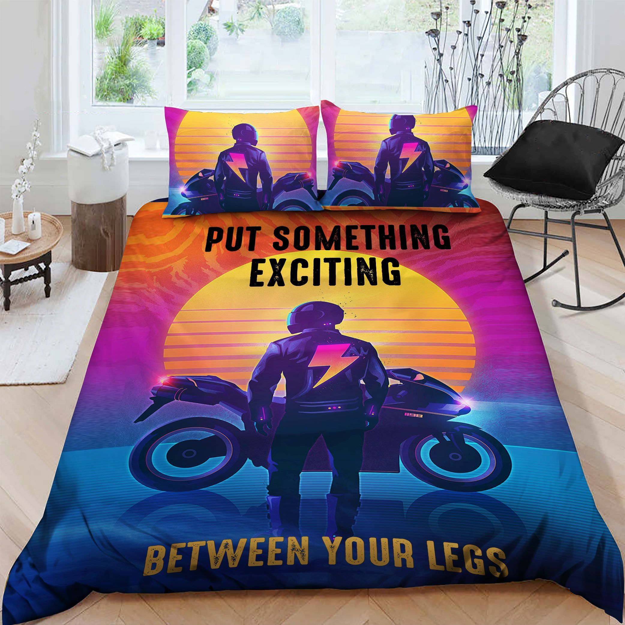 Motorcycle Bedding Set