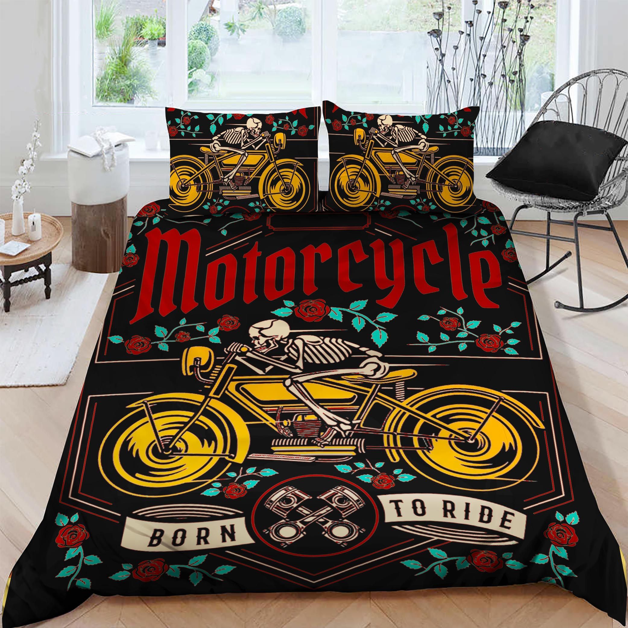 Motorcycle Bedding Set