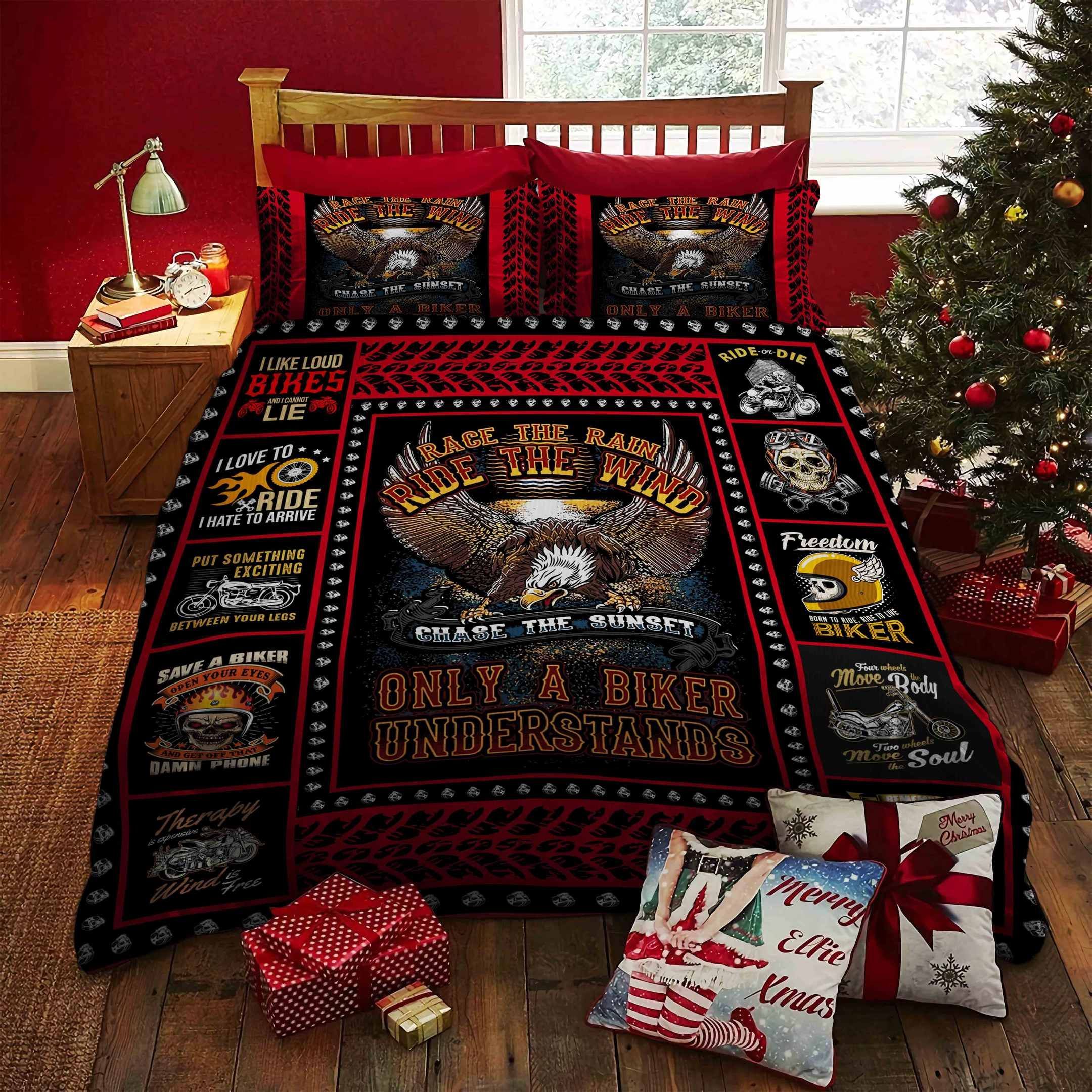 Motorcycle Bedding Set