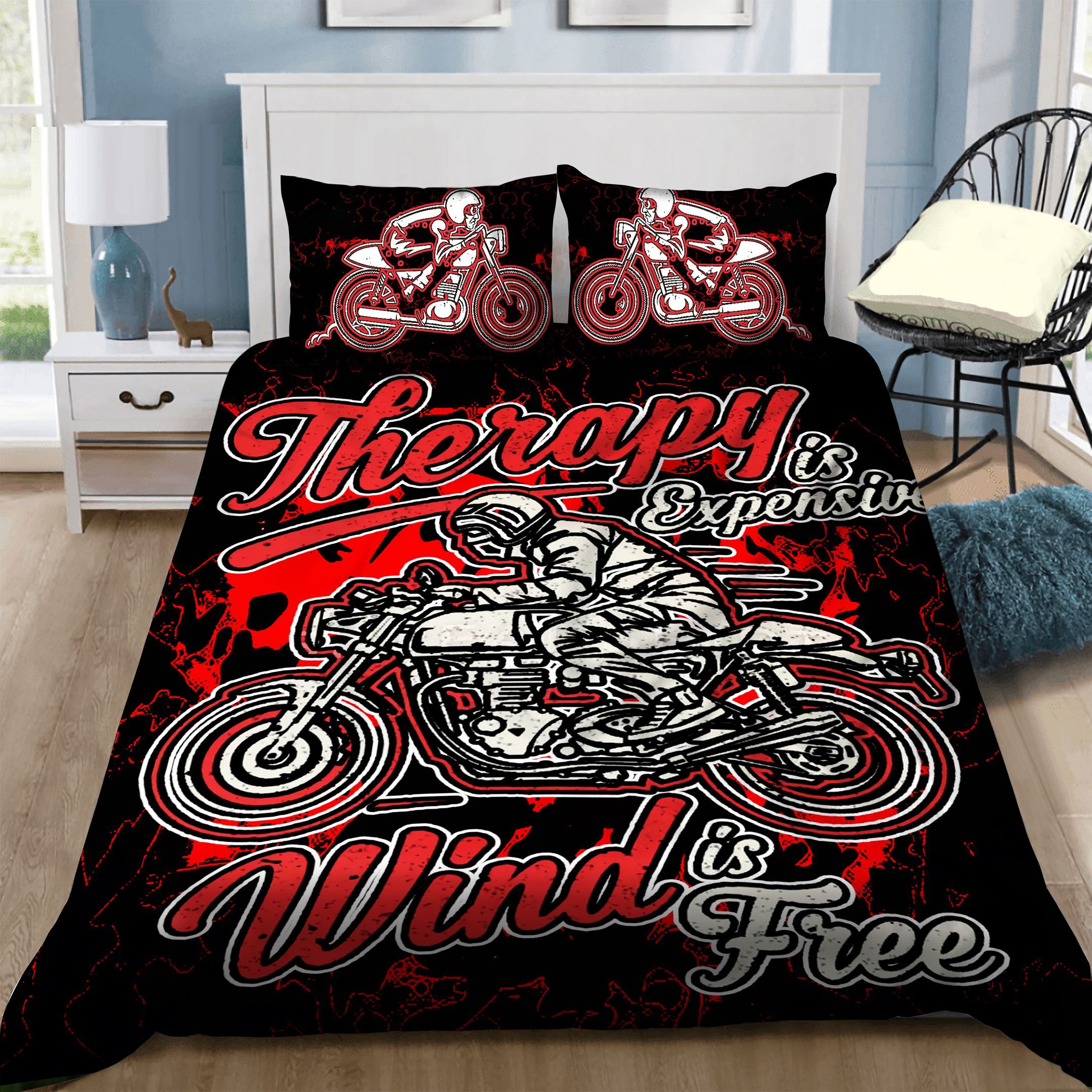 Motorcycle Bedding Set