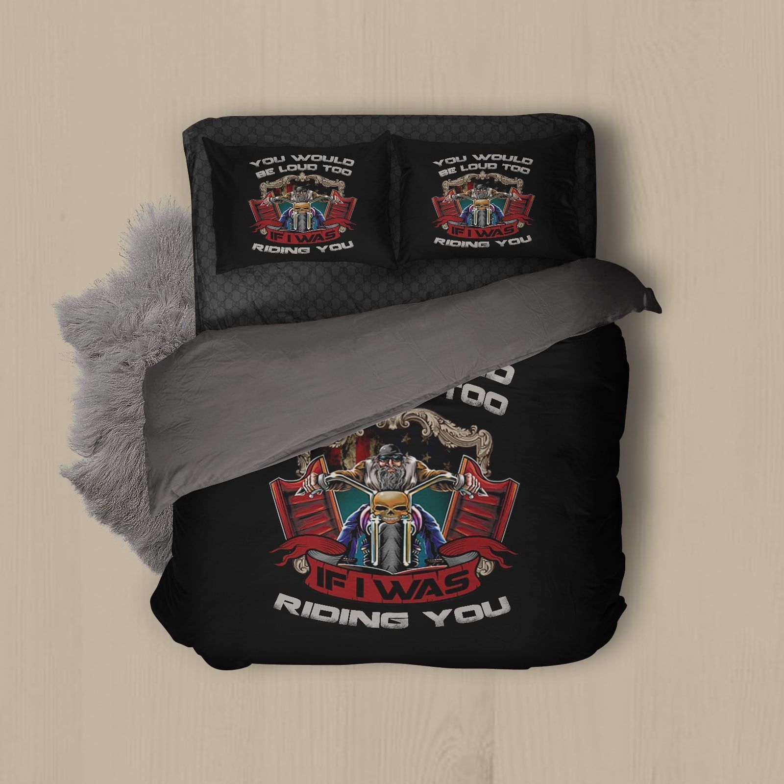 Motorcycle Bedding Set