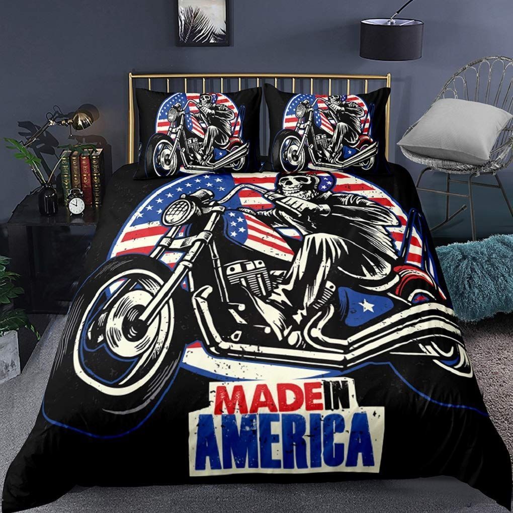 Motorcycle Bedding Set