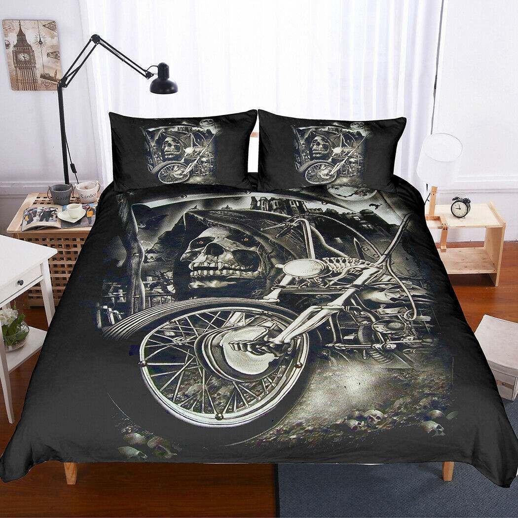 Motorcycle Bedding Set