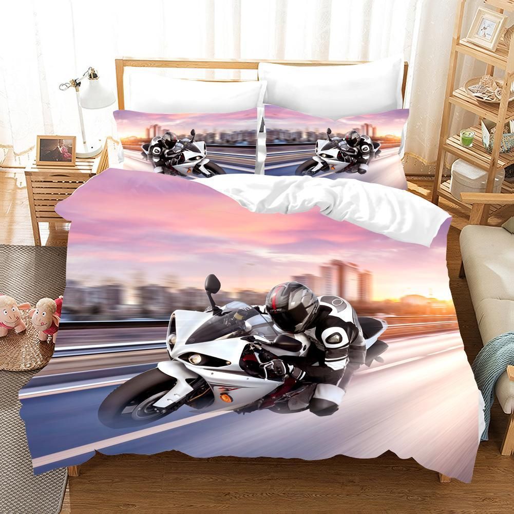 Motorcycle Bedding Set