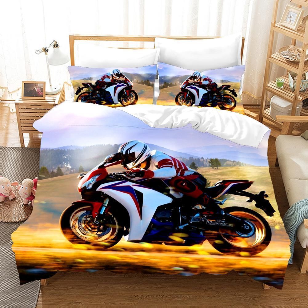 Motorcycle Bedding Set