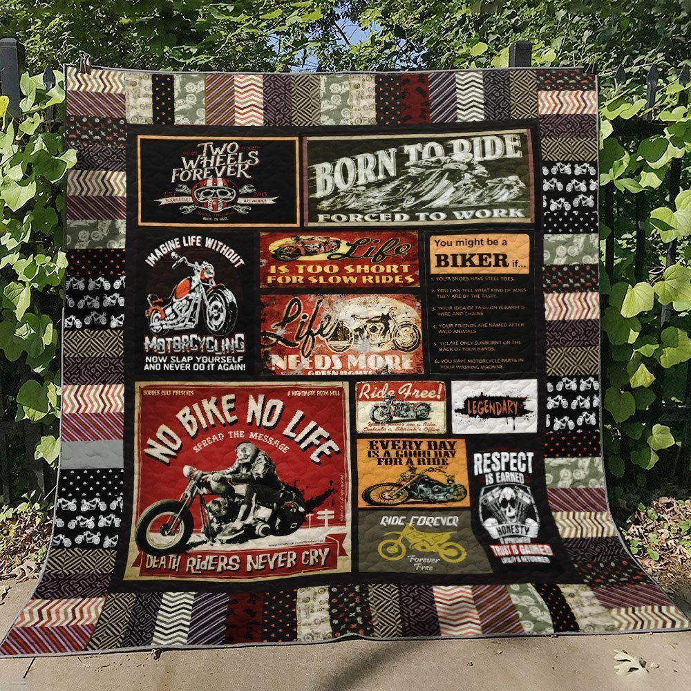 Motorcycle D010768 Quilt Blanket