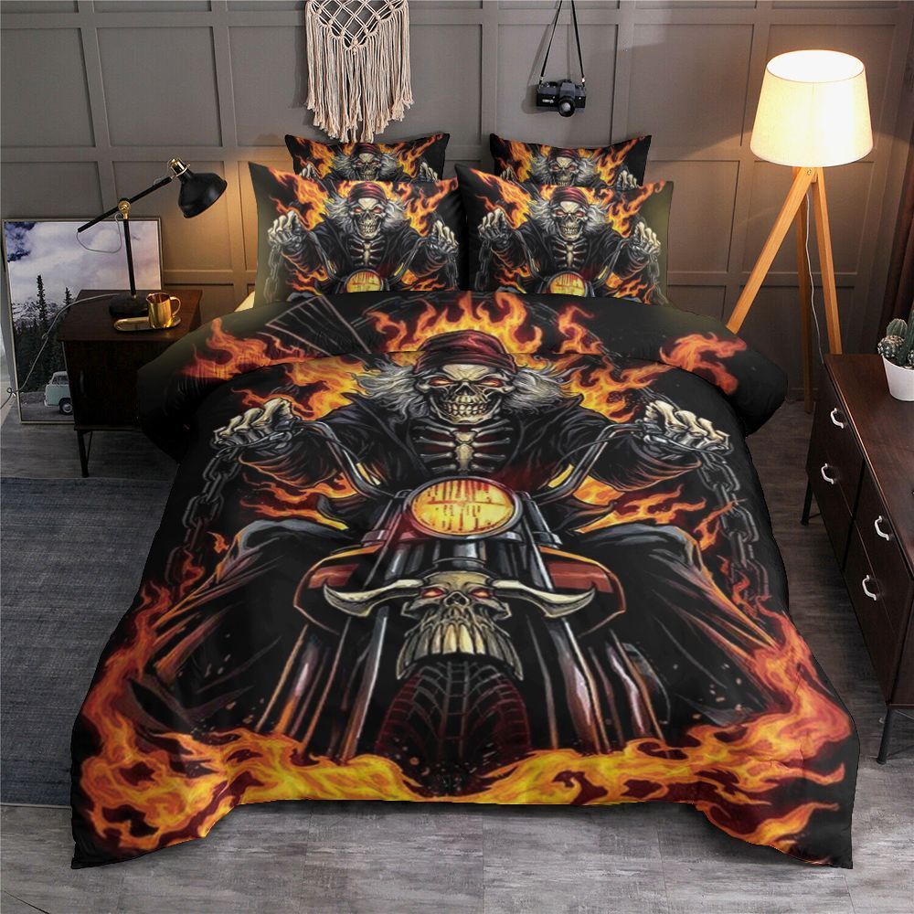 Motorcycle Bedding Set