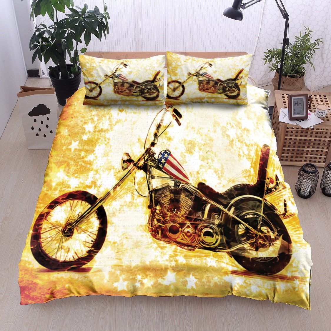 Motorcycle Bedding Set