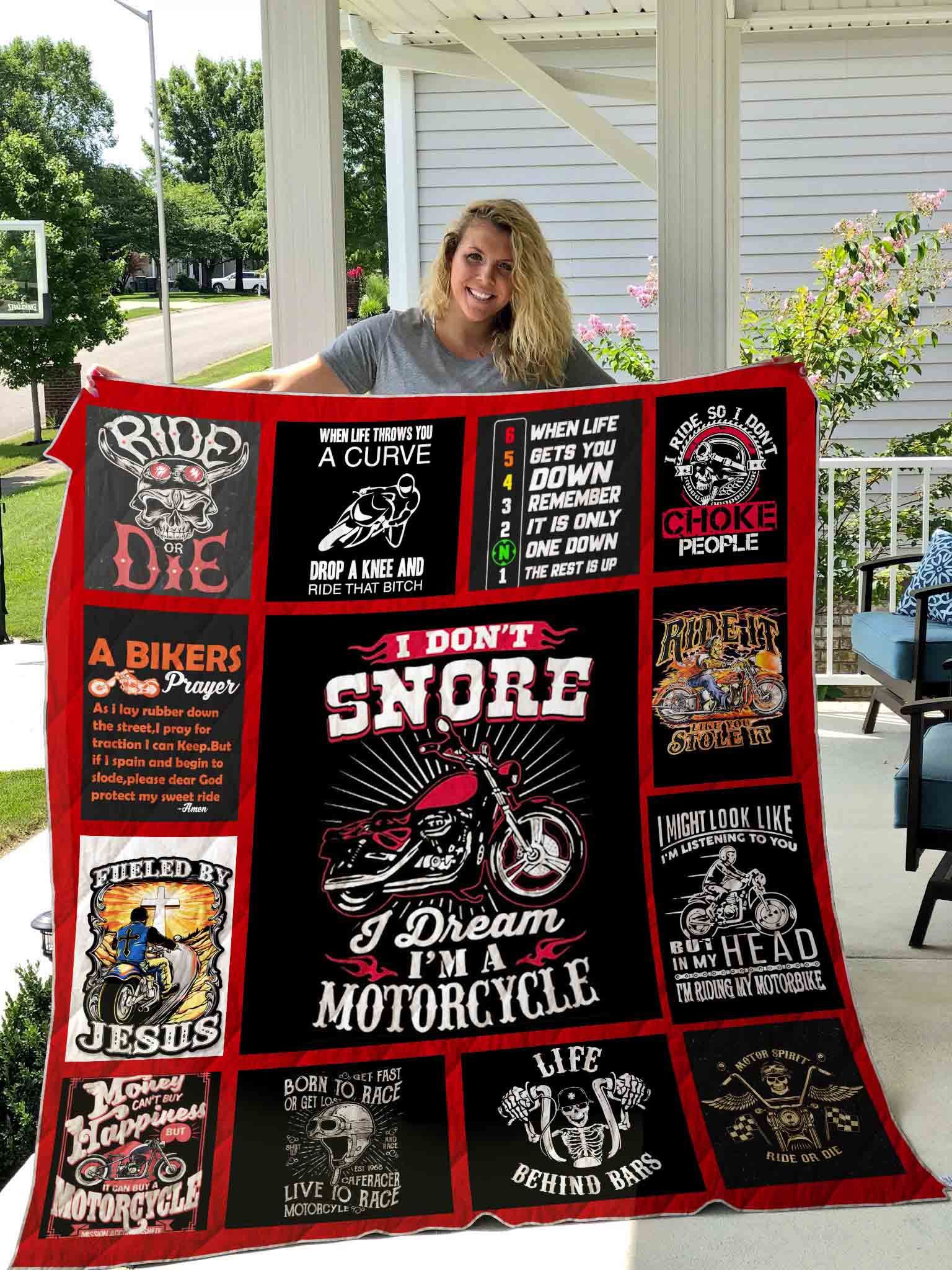 Motorcycle Quilt Blanket DHC1501465VT