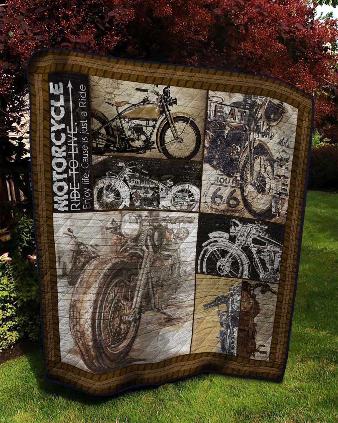 Motorcycle TD180516 Quilt Blanket