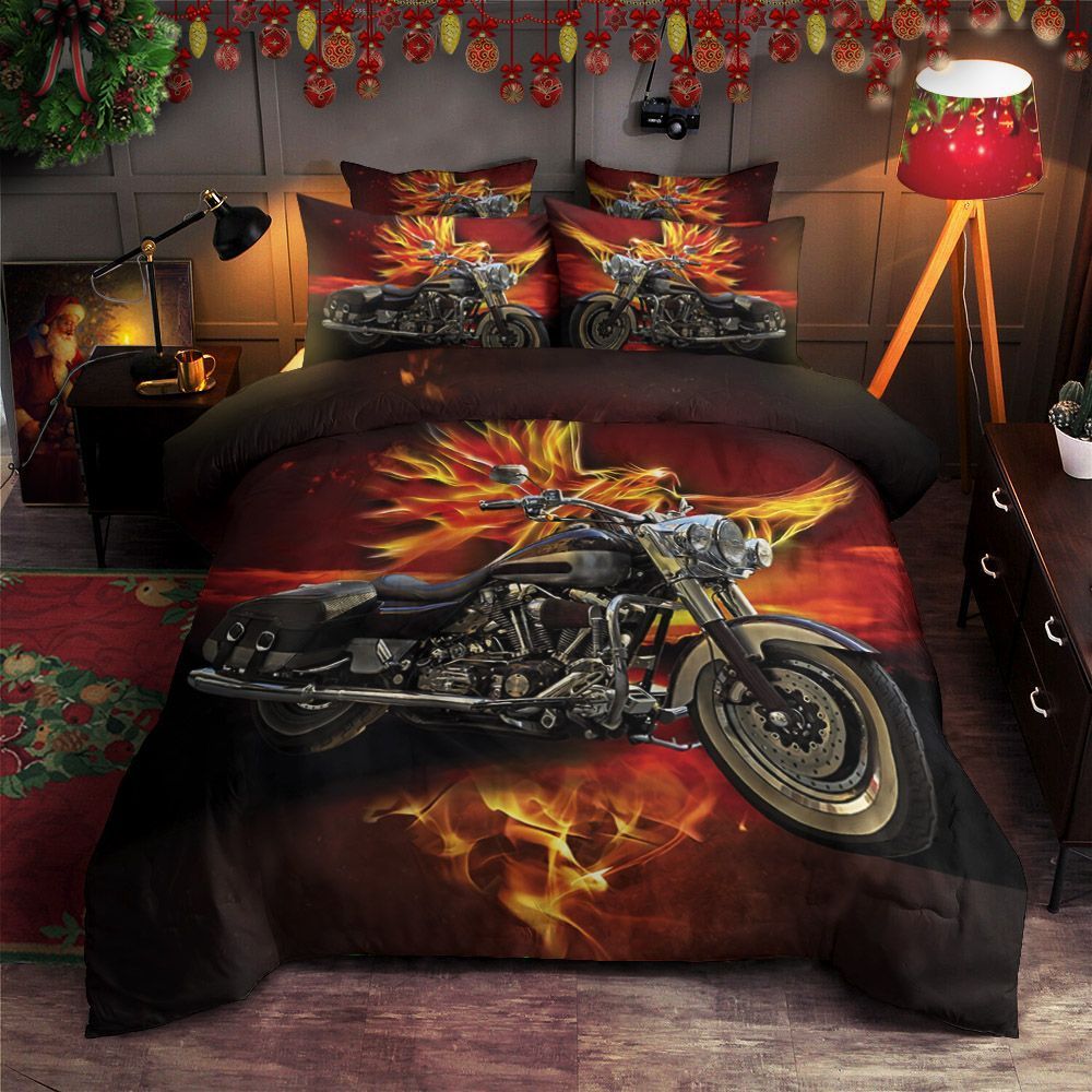 Motorcycle Bedding Set
