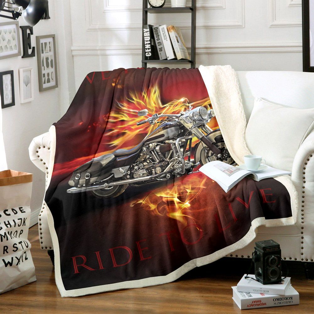 Motorcycle Sherpa Fleece