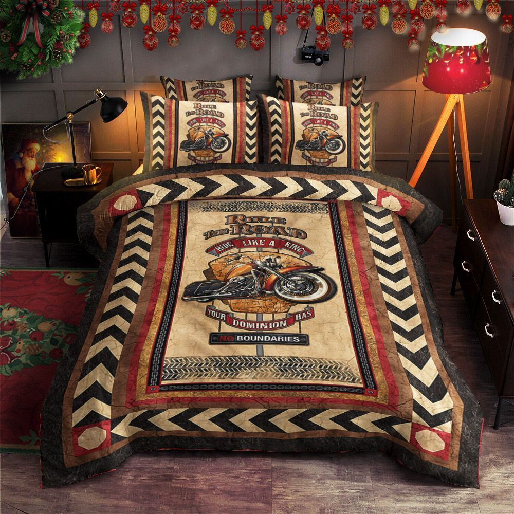 Motorcycle Bedding Set