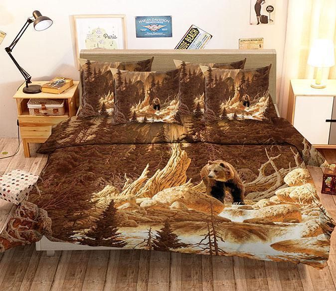 Mountain Bear Bedding Set