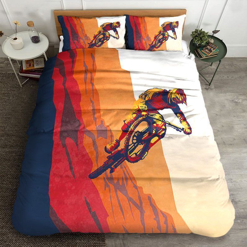Mountain Bike Bedding Set