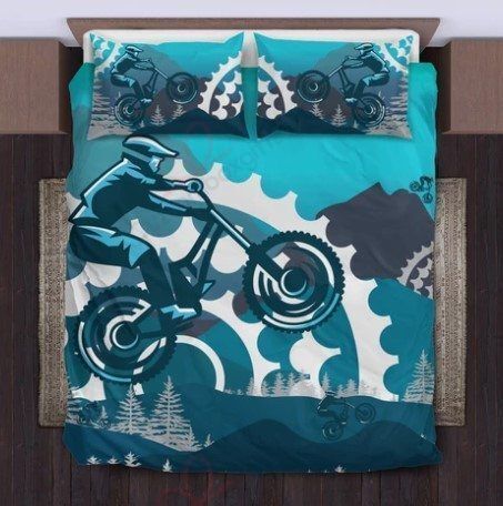 Mountain Bike Bedding Set