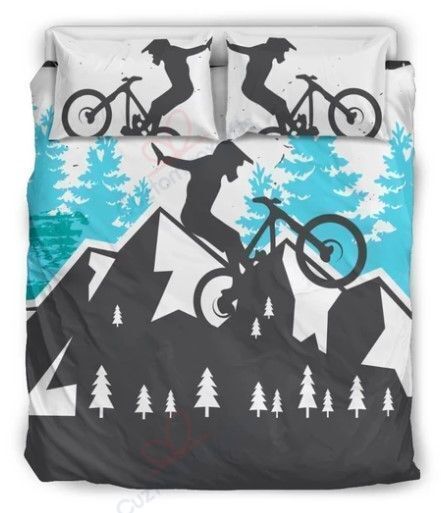 Mountain Bike Bedding Set