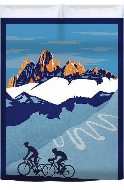 Mountain Cycling Bedding Set