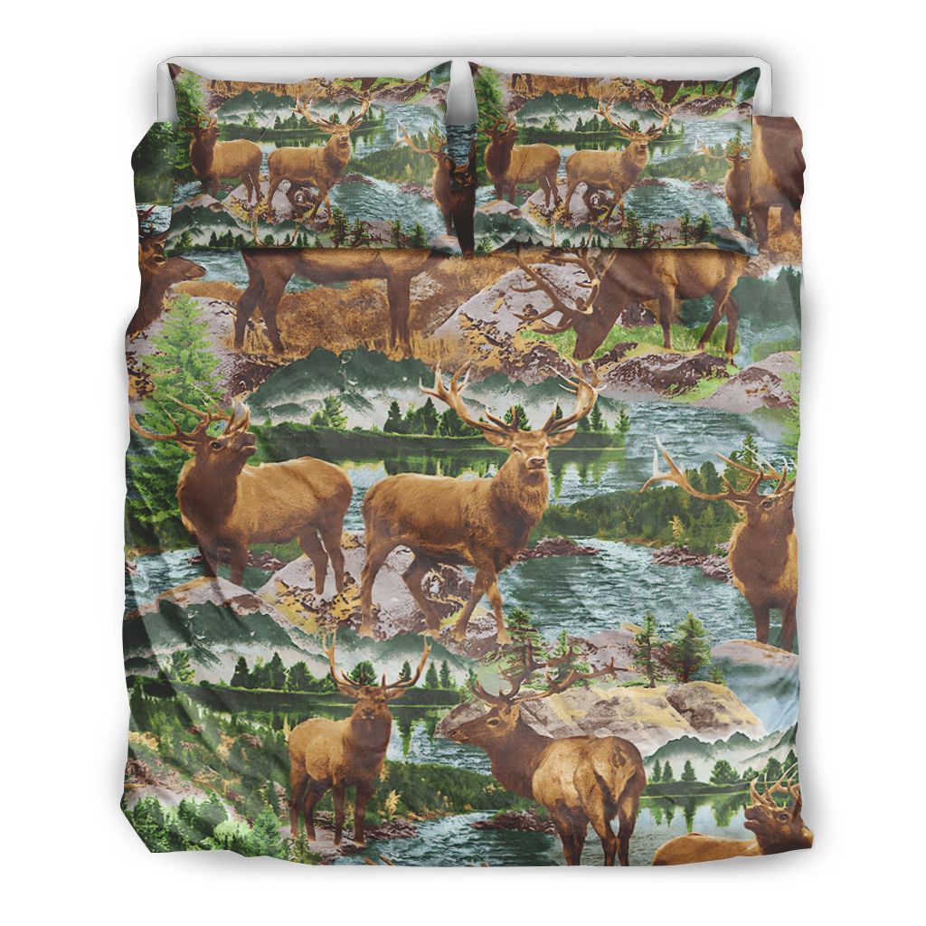 Mountain Stream Elk Bedding Set