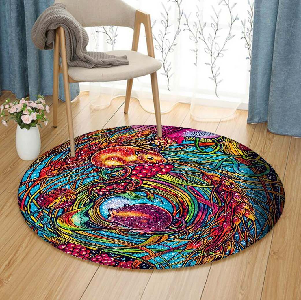 Mouse Round Carpet