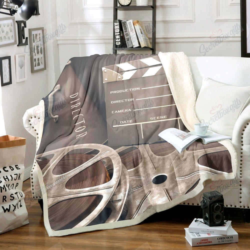 Movie Reel Fleece Blanket