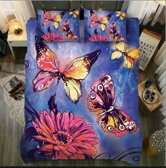 Bufl Colorful Butterflies Bedding Set