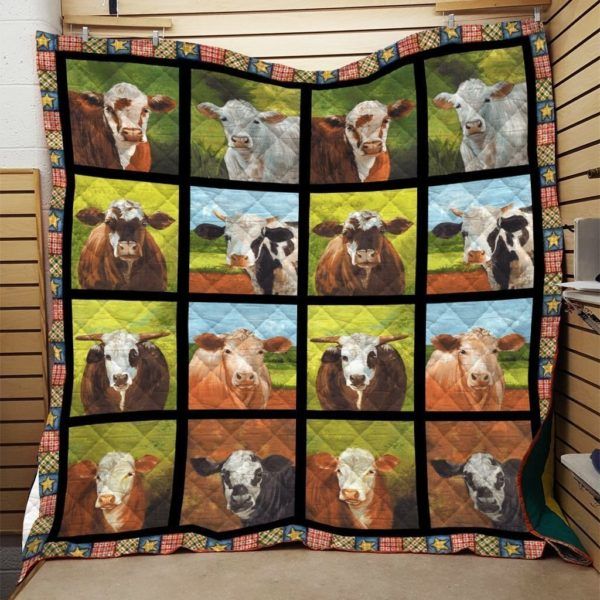 Mp0110 Cow Amazing Cow Quilt Dhc16123056Dd
