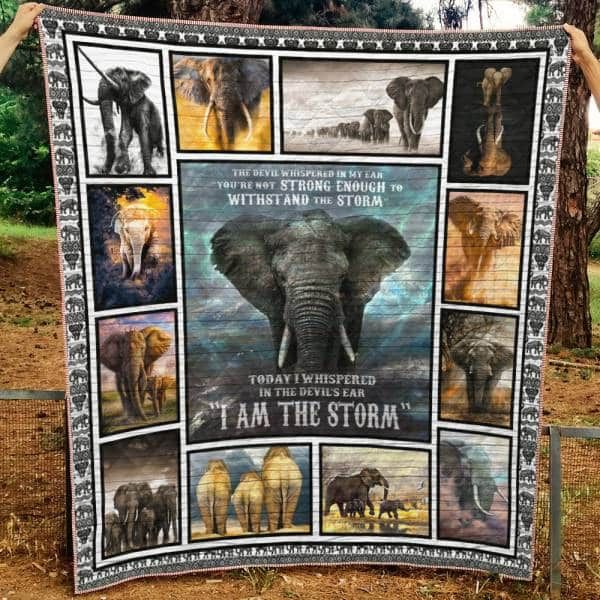 Mp0110 Elephant Elephant Storm Quilt Dhc16123053Dd
