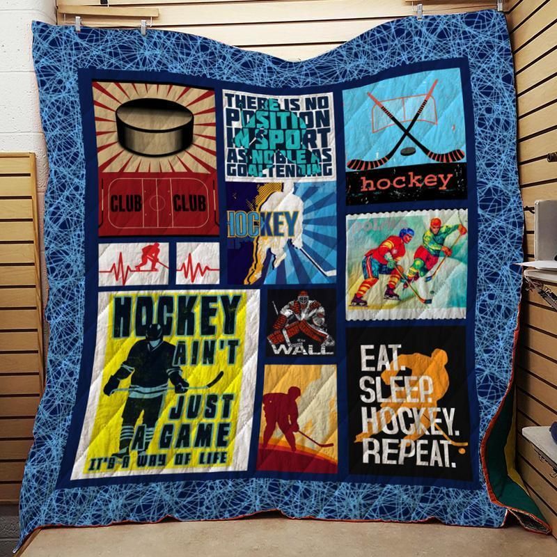 Mp0111 Hockey Hockey Goal Quilt Dhc16124127Dd