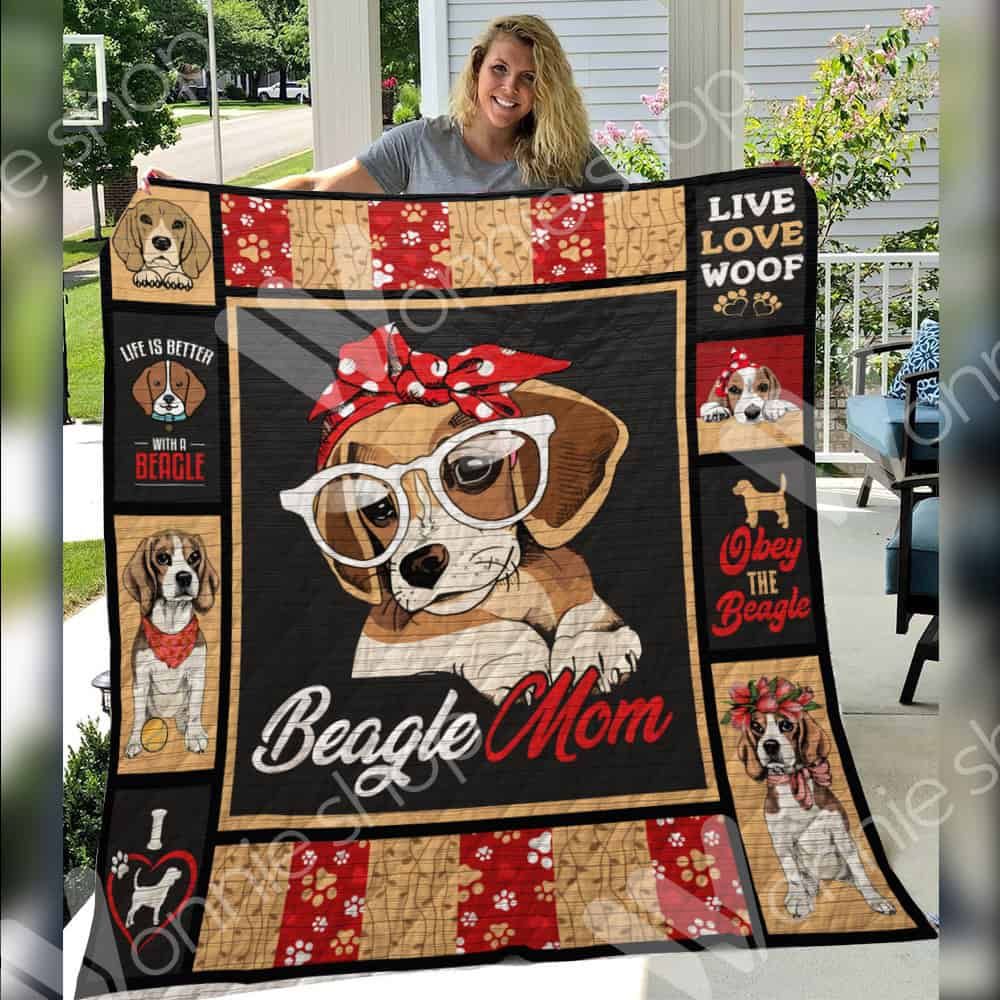 Mp0212 Beagle Beagle Mom Quilt Dhc16122280Dd