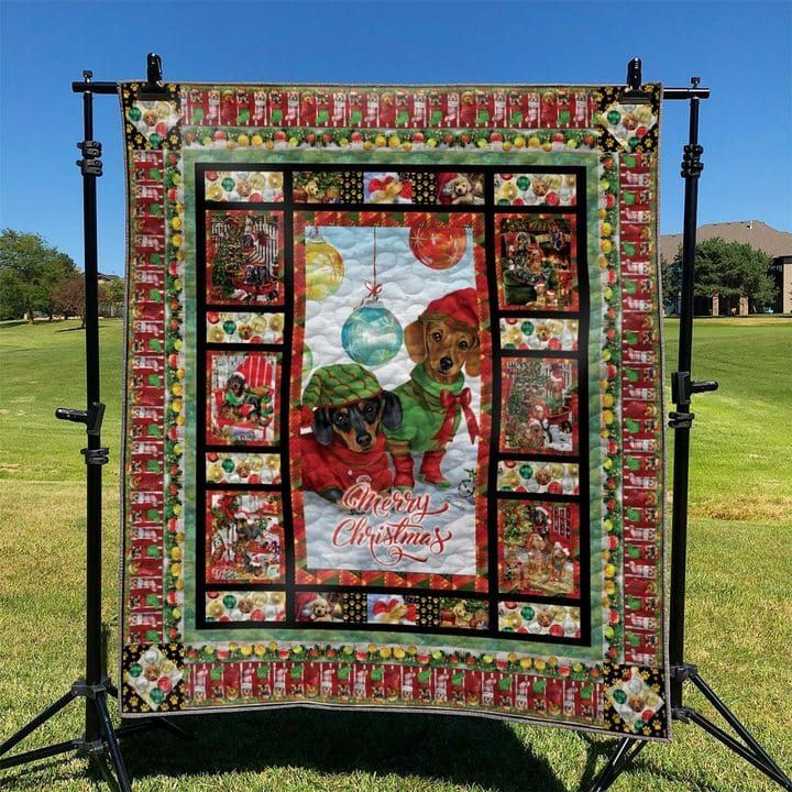 Mp0212 Dachshund I Love My Doxie Quilt Dhc16122287Dd