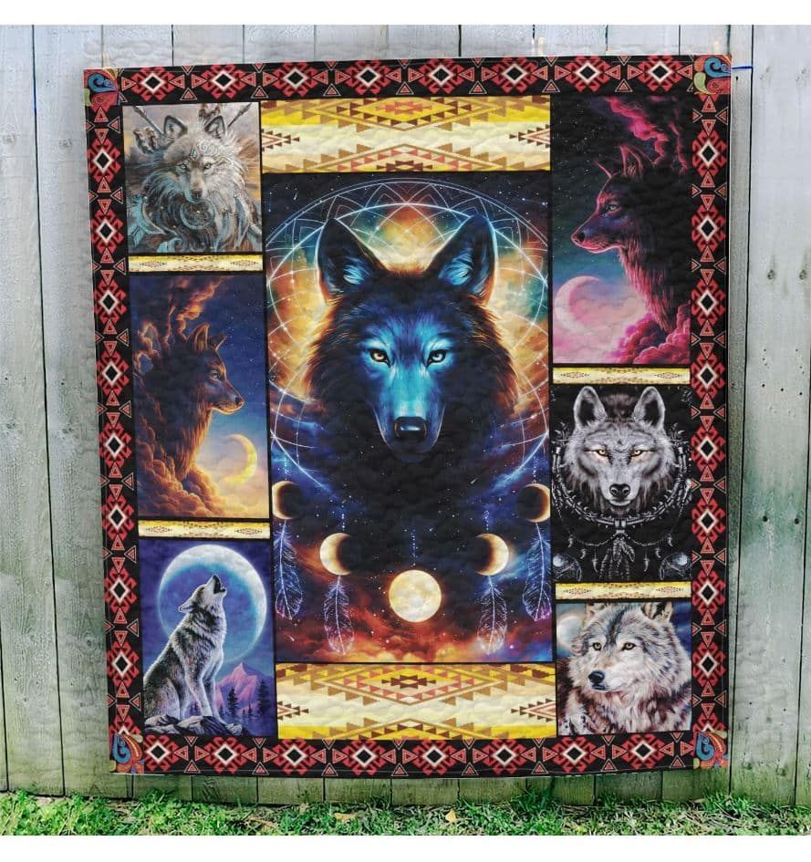 Mp0212 Wolf Out Of Space Quilt Dhc16122285Dd