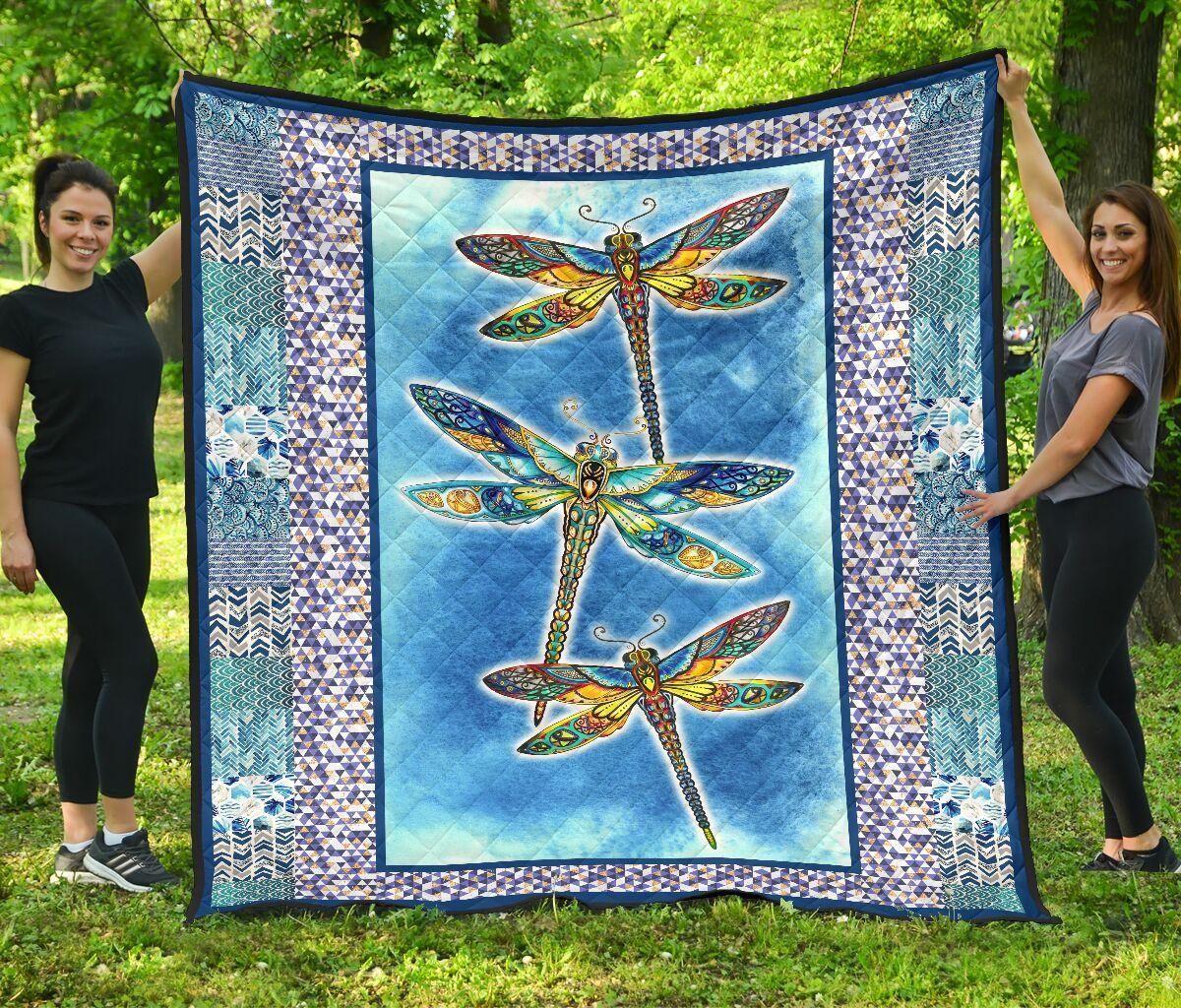 Mp0409 Dragonfly Blue Sky Above Quilt Dhc16124692Dd