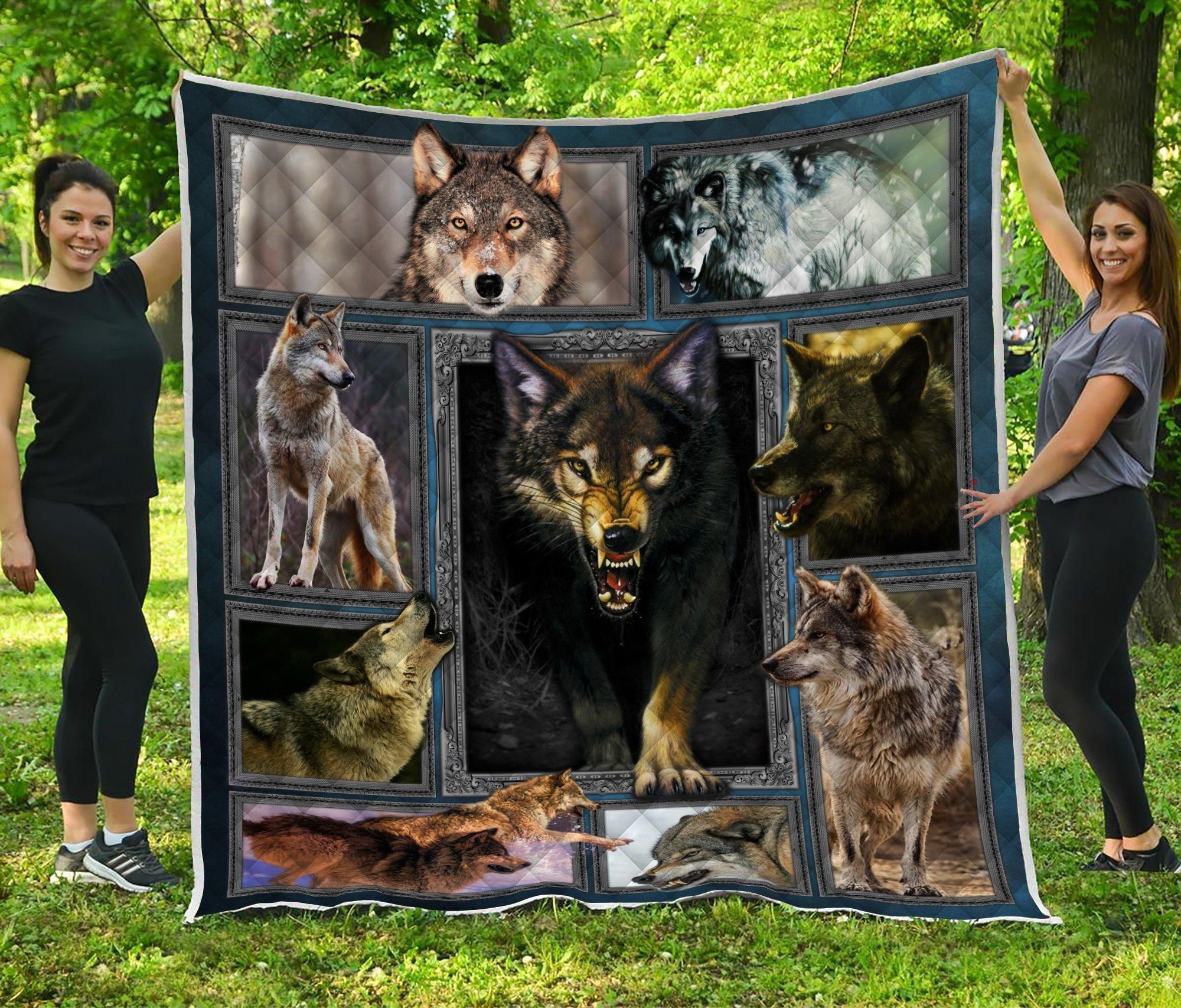 Mp0409 Wolf Hungry Wolf Quilt Dhc16124675Dd