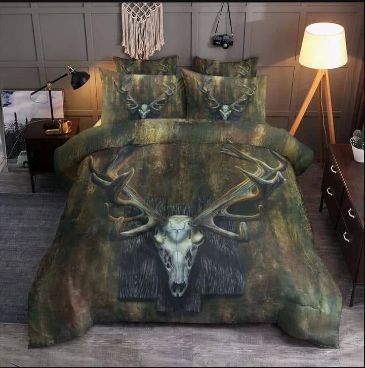 Deer Deer Skull Bedding Set