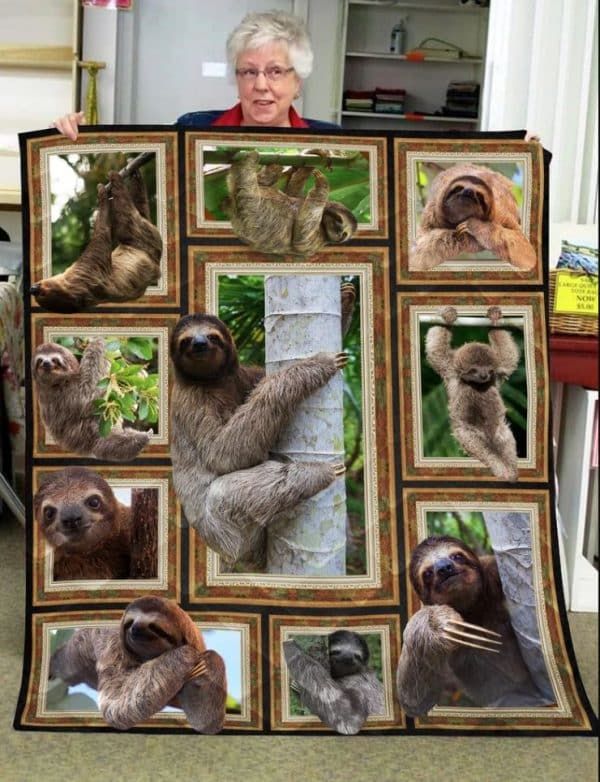 Mp0708 Sloth Funny Sloths Quilt Dhc16122568Dd