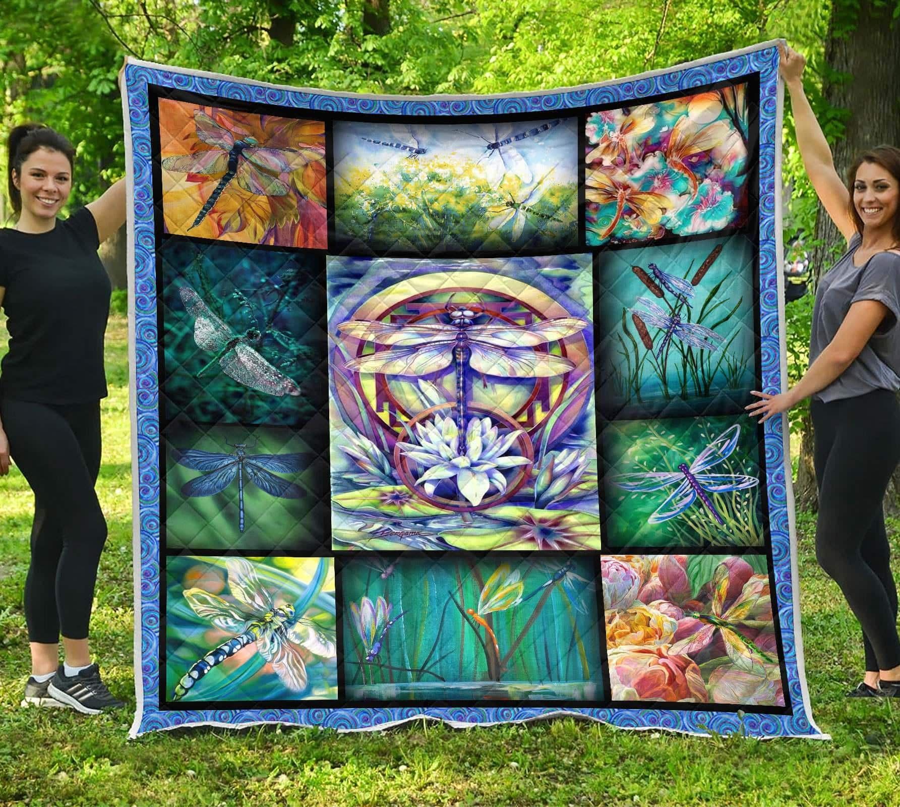 Mp0811 Dragonfly A Lovely Morning Quilt Dhc16122632Dd